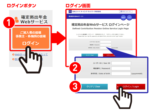 ログイン方法